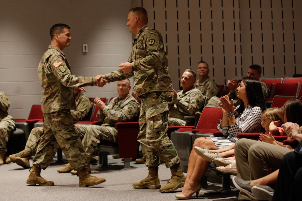 Sgt. Maj. Schaab's Promotion