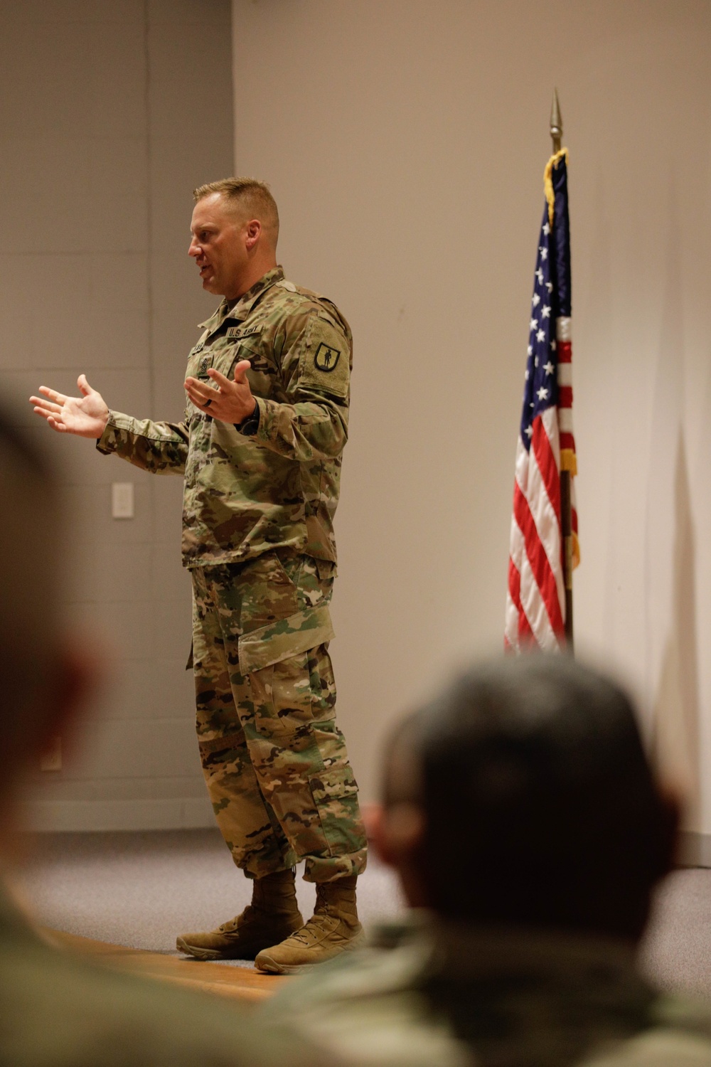 Sgt. Maj. Schaab's Promotion