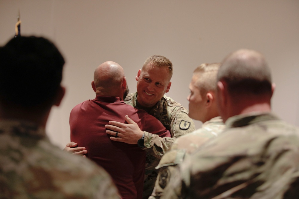 Sgt. Maj. Schaab's Promotion