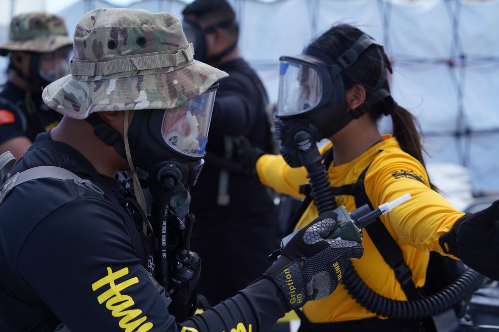 Hawaii National Guard CERFP team executes EXEVAL