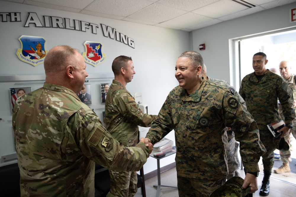 State Partnership Program, Dominican Republic Armed Forces leadership visit the 156th Wing