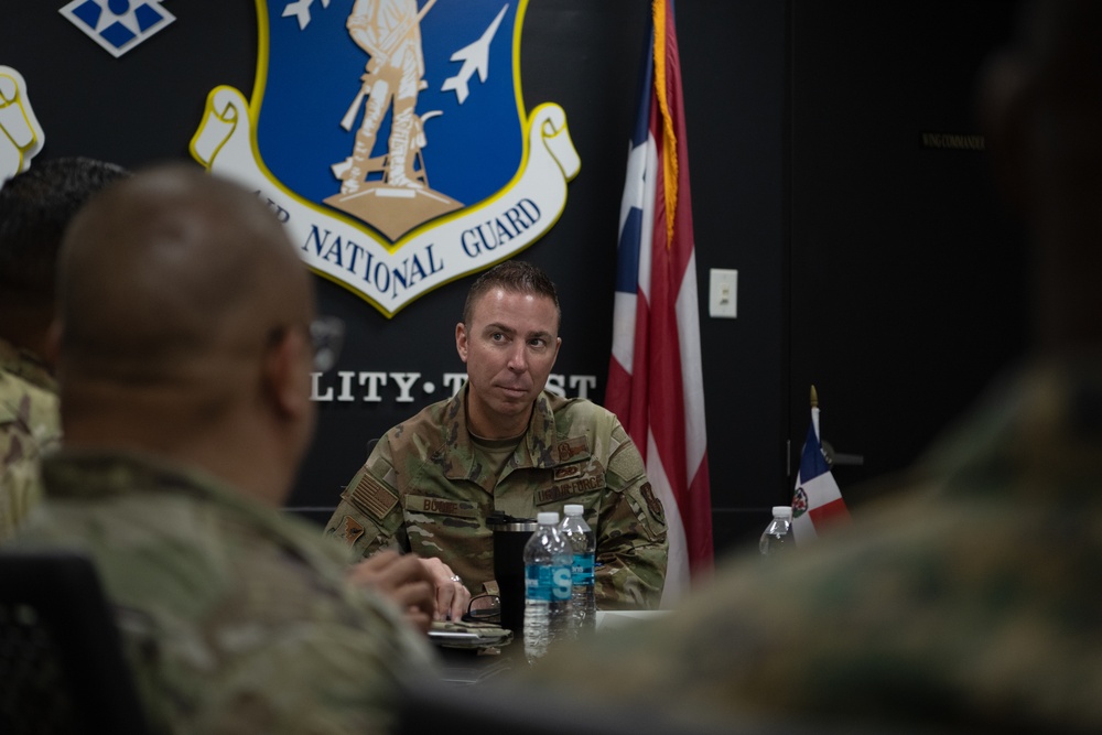 State Partnership Program, Dominican Republic Armed Forces leadership visit the 156th Wing