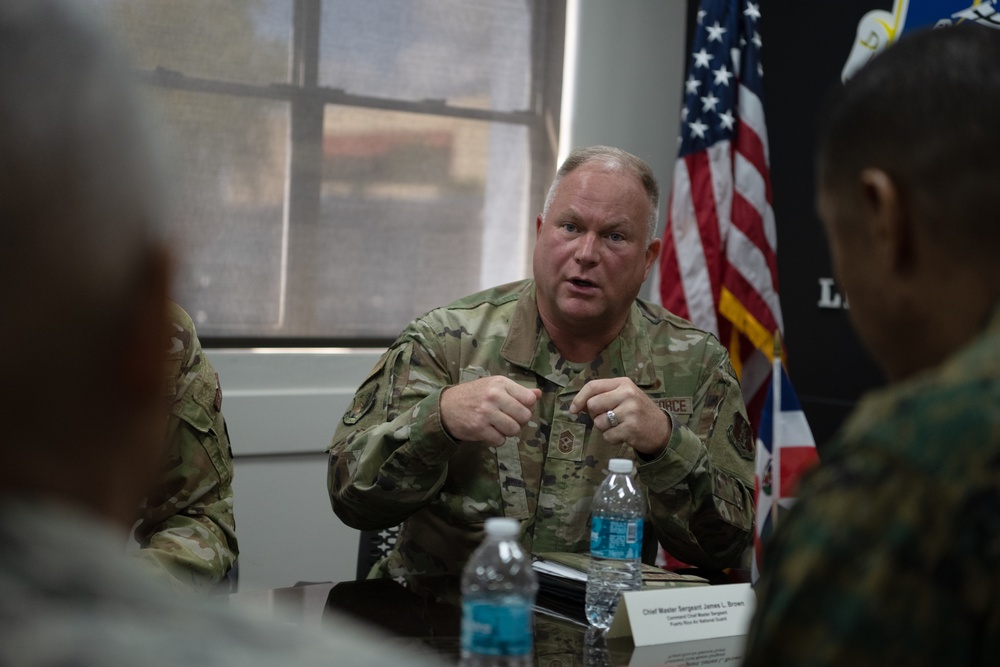 State Partnership Program, Dominican Republic Armed Forces leadership visit the 156th Wing