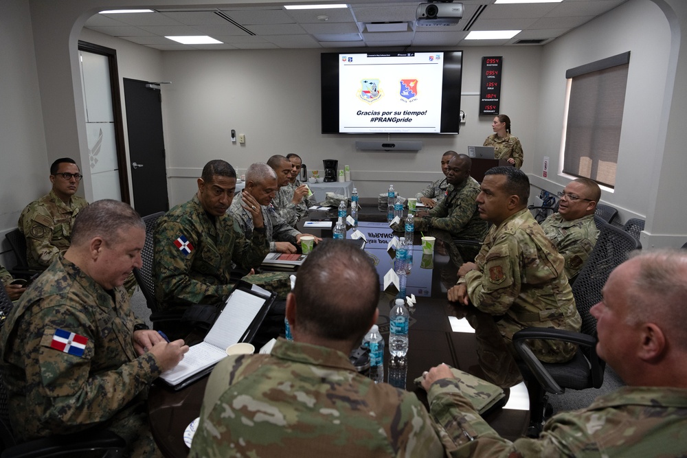 State Partnership Program, Dominican Republic Armed Forces leadership visit the 156th Wing