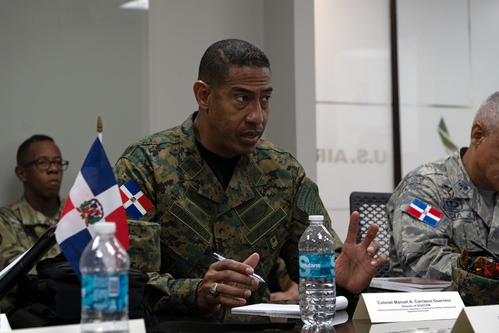 State Partnership Program, Dominican Republic Armed Forces leadership visit the 156th Wing