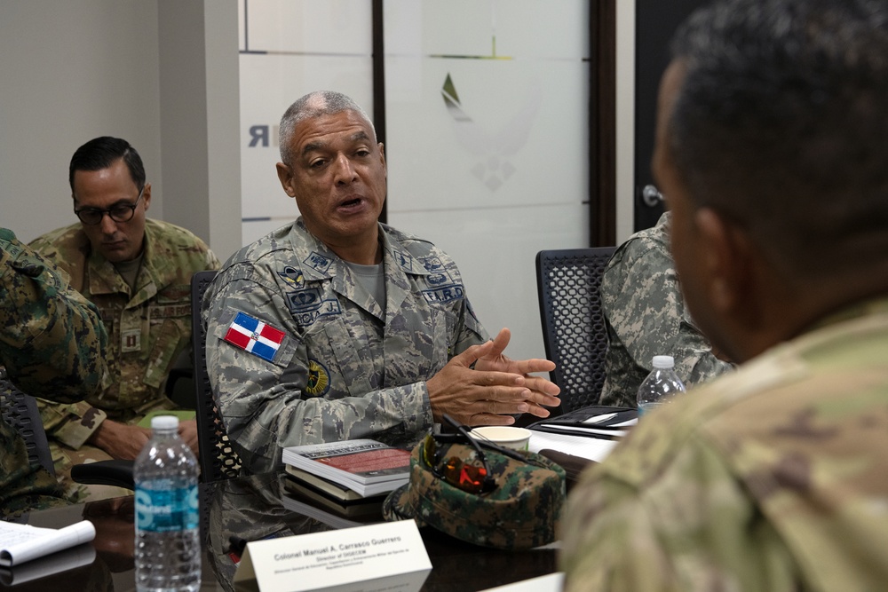 State Partnership Program, Dominican Republic Armed Forces leadership visit the 156th Wing