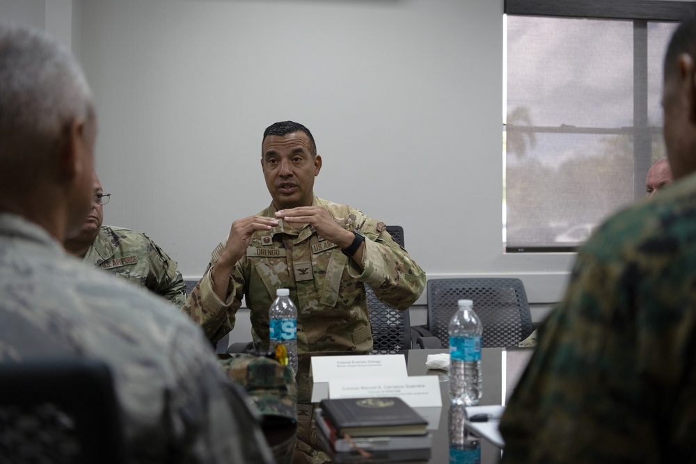 State Partnership Program, Dominican Republic Armed Forces leadership visit the 156th Wing