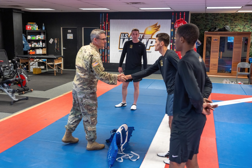 Army Environmental Command visits the World Class Athlete Program