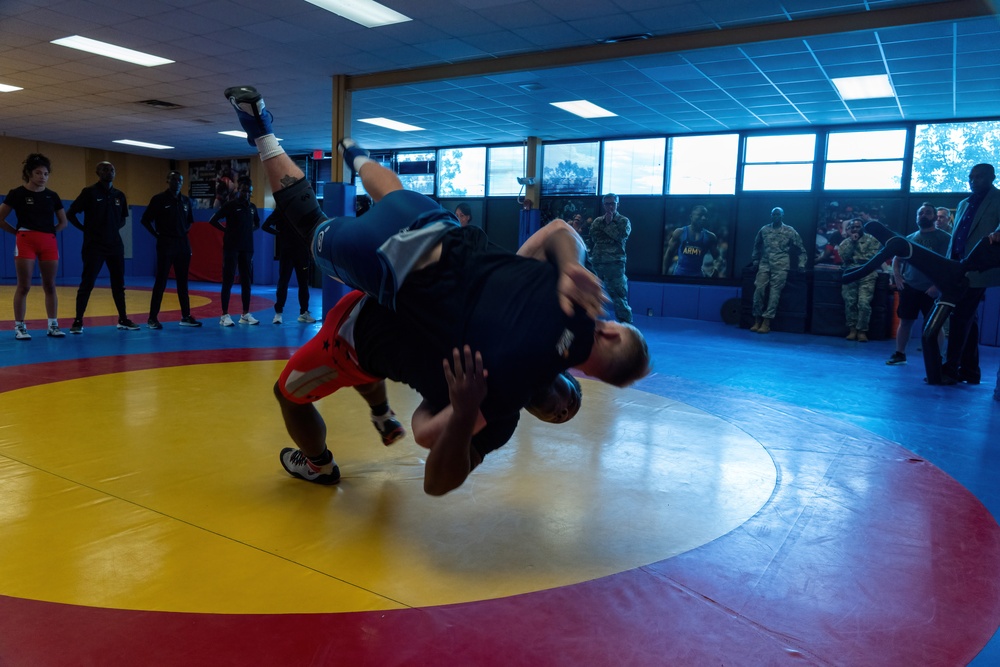 Army Environmental Command visits the World Class Athlete Program