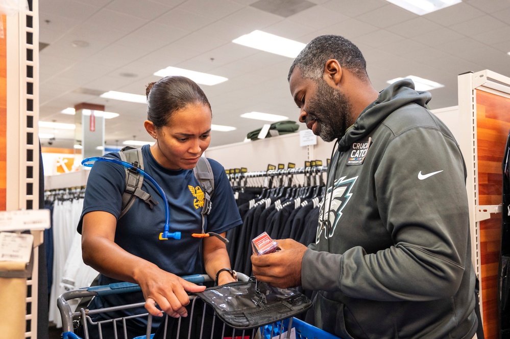 NTAG Philadelphia CPO selectees uniform fitting
