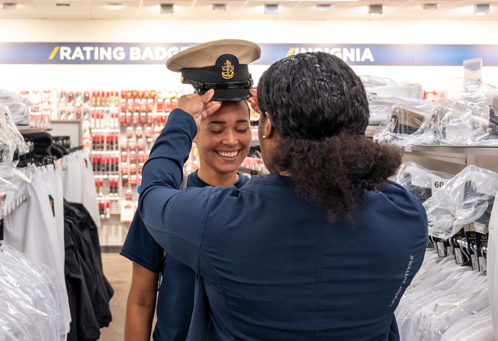 NTAG Philadelphia CPO selectees uniform fitting
