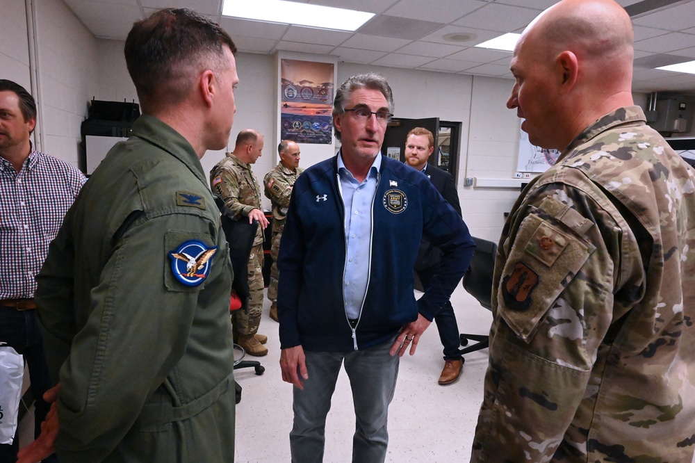 ND Gov Burgum Visits Air Guard Base