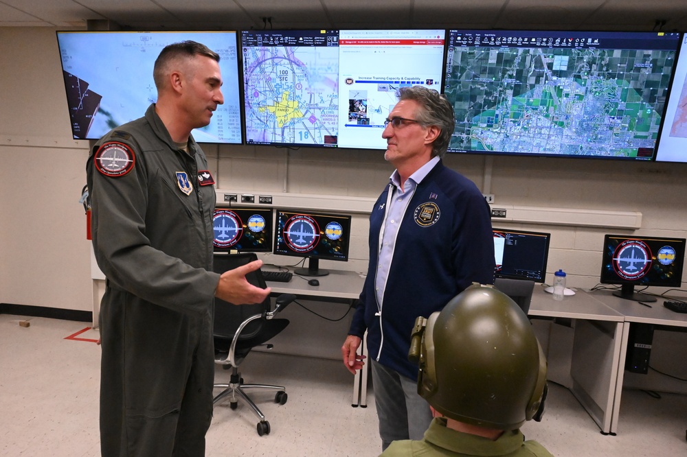 ND Gov Burgum Visits Air Guard Base