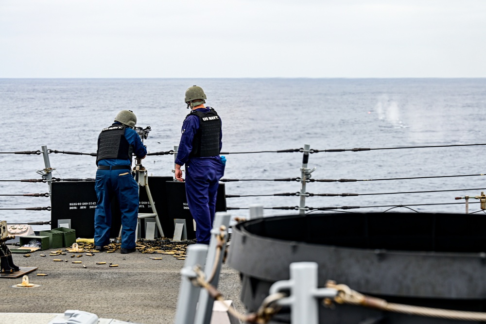 USS Shoup Underway to Live Fire With a Purpose Exercise