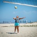 USS Carl Vinson (CVN 70) Sailors Compete in the Captain's Cup Volleyball Final at Breaker's Beach