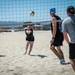 USS Carl Vinson (CVN 70) Sailors Compete in the Captain's Cup Volleyball Final at Breaker's Beach