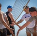 USS Carl Vinson (CVN 70) Sailors Compete in the Captain's Cup Volleyball Final at Breaker's Beach