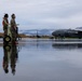 Service members provide emergency services during Operation Merbok response