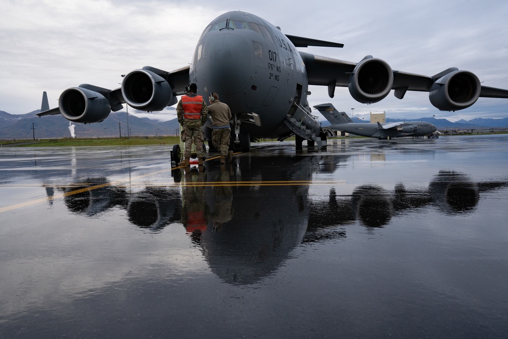 Service members provide emergency services during Operation Merbok response