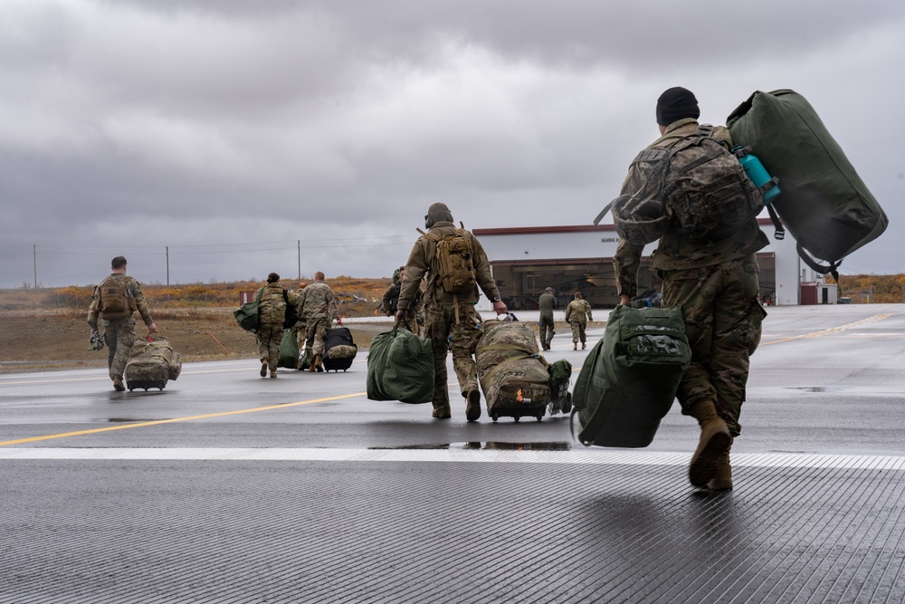 Service members provide emergency services during Operation Merbok response