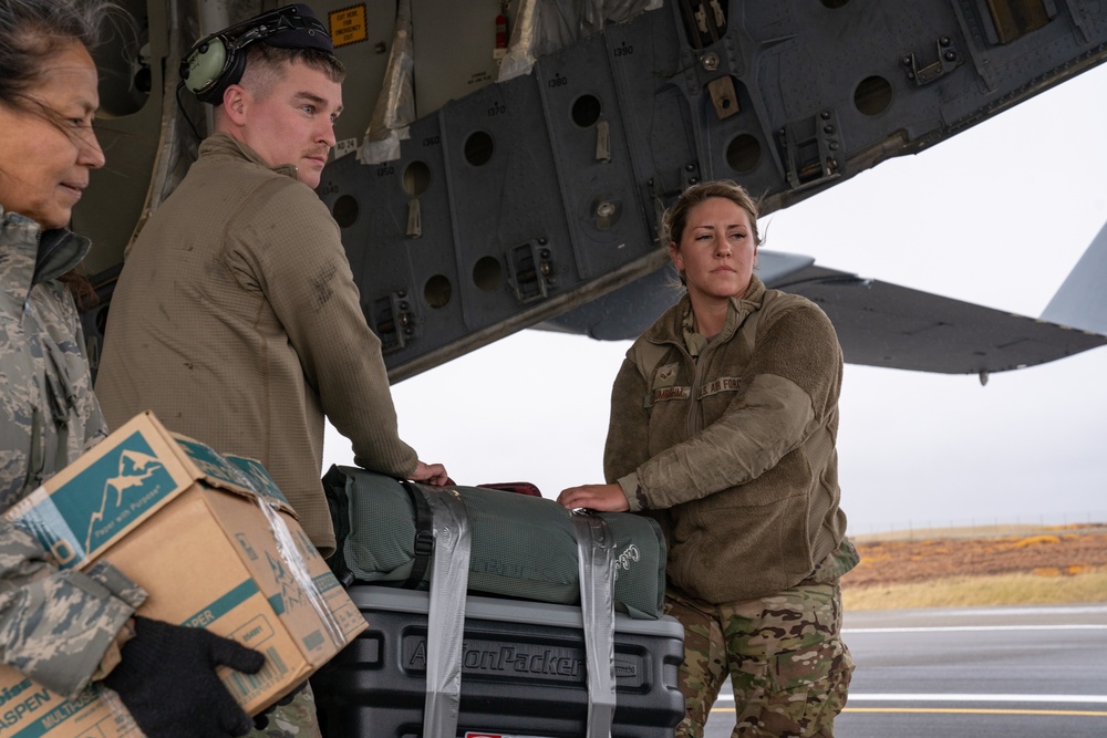 Service members provide emergency services during Operation Merbok response