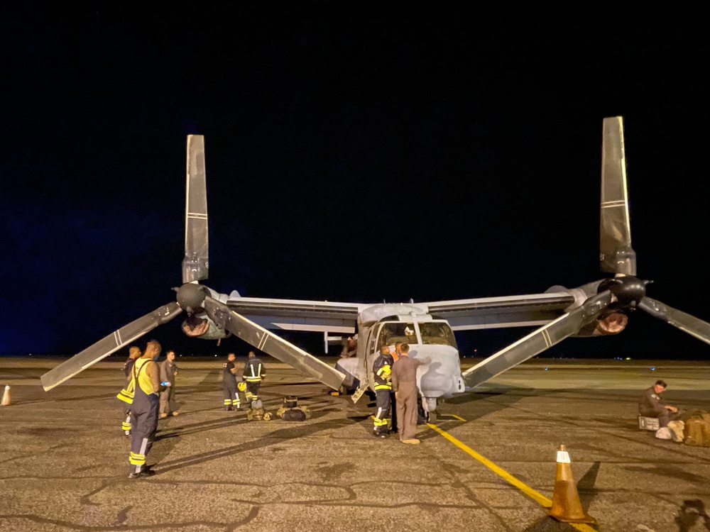 MRF-D 22: Marines conduct TRANSPAC Redeployment flight