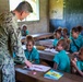 Pacific Partnership 2022 teaches handwashing at Dala Primary School