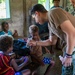 Pacific Partnership 2022 teaches handwashing at Dala Primary School