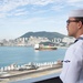 USS Ronald Reagan (CVN 76) pulls into Busan