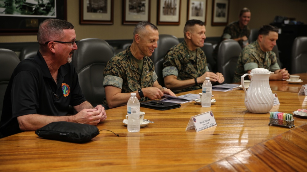 Brig. Gen. George B. Rowell IV and Brig. Gen. Fridrik Fridriksson visit Guam