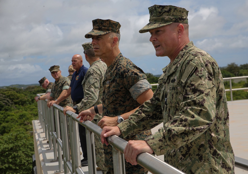 Brig. Gen. George B. Rowell IV and Brig. Gen. Fridrik Fridriksson visit Guam