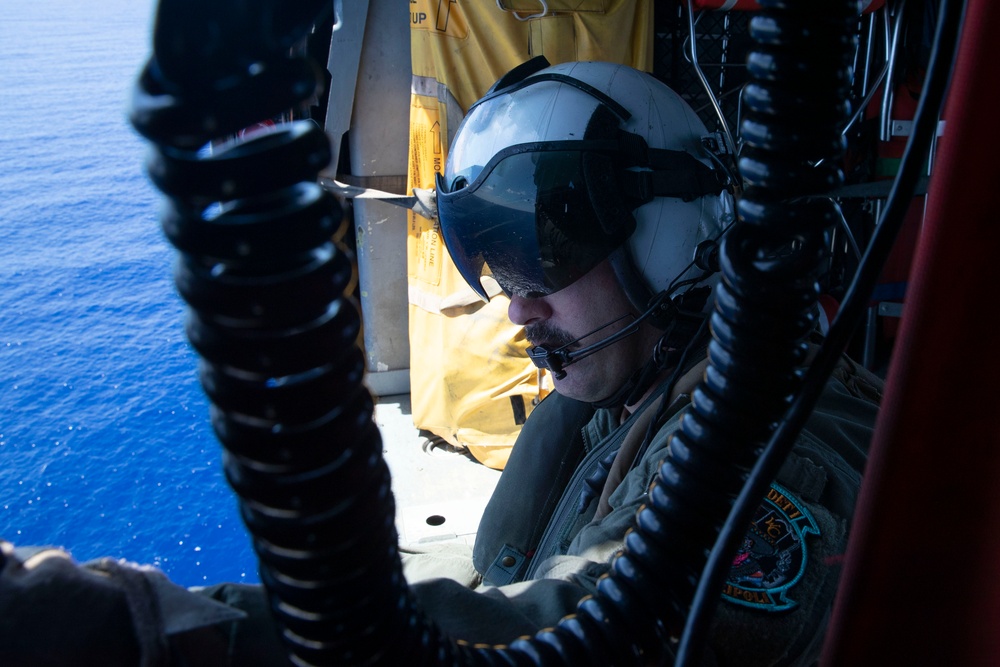 HSC-23 Flies SAR Training from USS Tripoli (LHA 7)