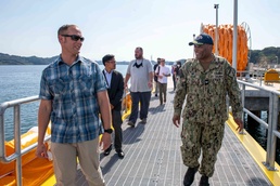 CFAS Yokose Fuel Pier Ribbon Cutting