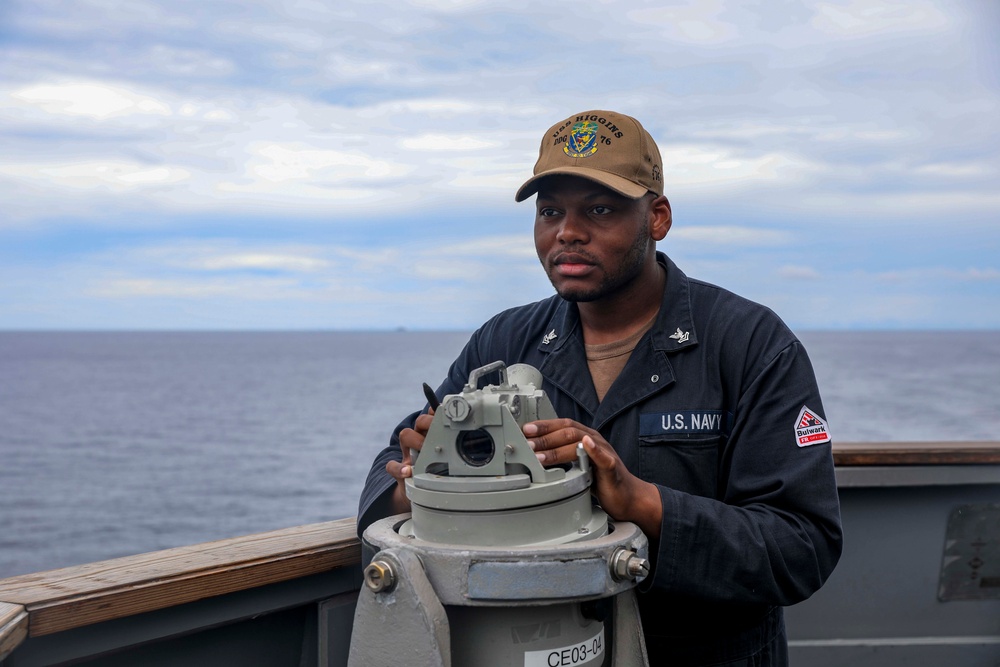 Grovetown, Georgia Native Serves Aboard USS Higgins (DDG 76) While Conducting Operations in the South China Sea