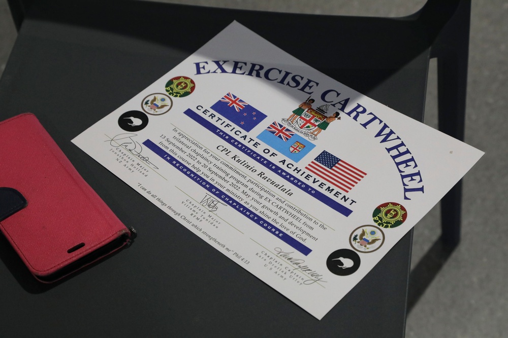 Exercise Cartwheel 2022, Chaplain Story