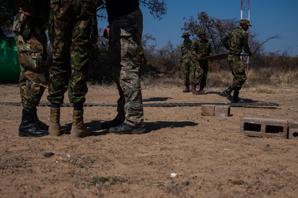 U.S. and Botswana forces train together