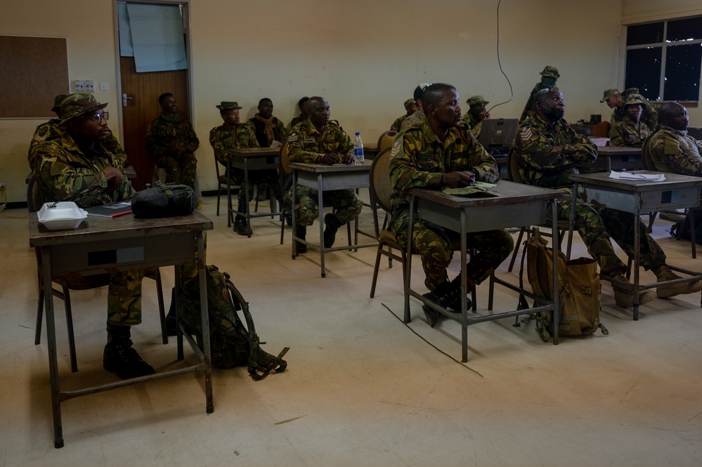 U.S. and Botswana forces train together