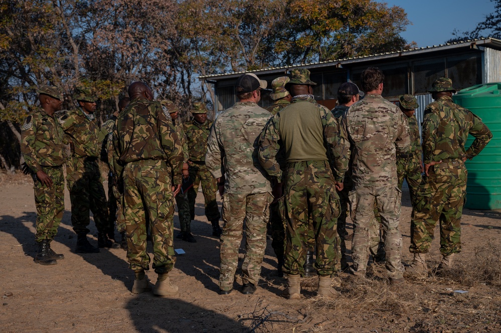 U.S. and Botswana forces train together