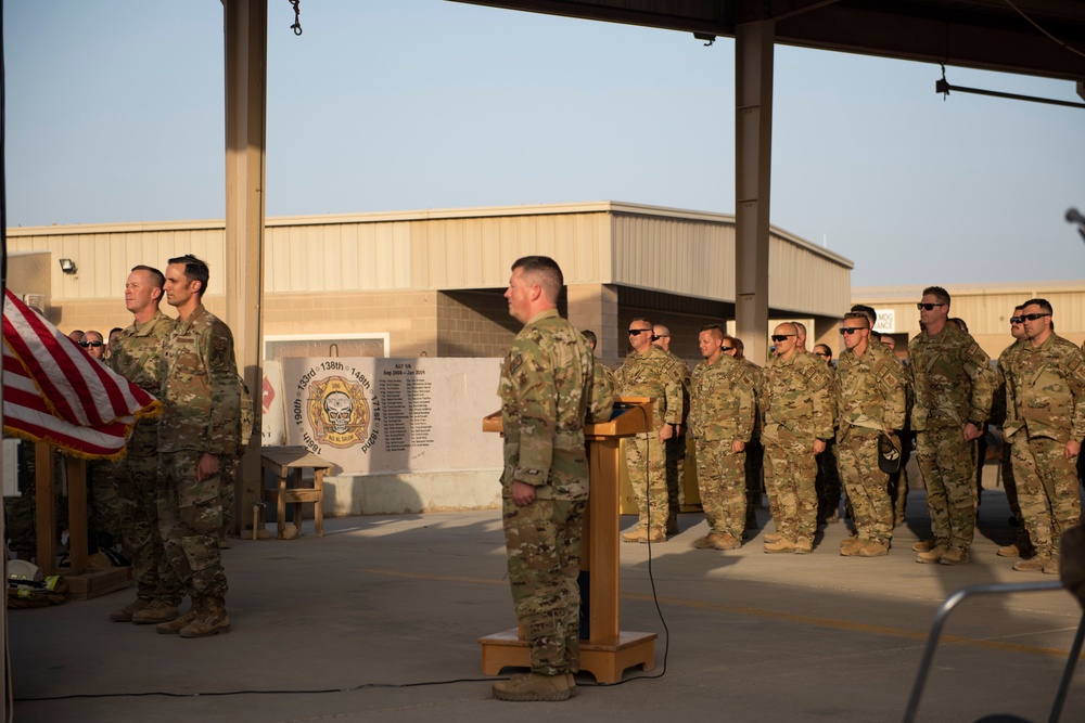 Firefighter promotes to Chief Master Sergeant while deployed