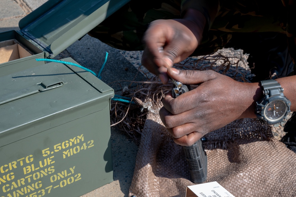 U.S. and Botswana forces train for night time missions