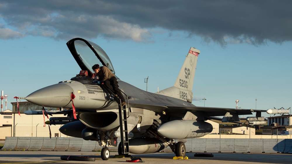 Night Operations at Spangdahlem Air Base