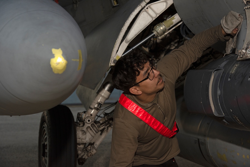 Night Operations at Spangdahlem Air Base