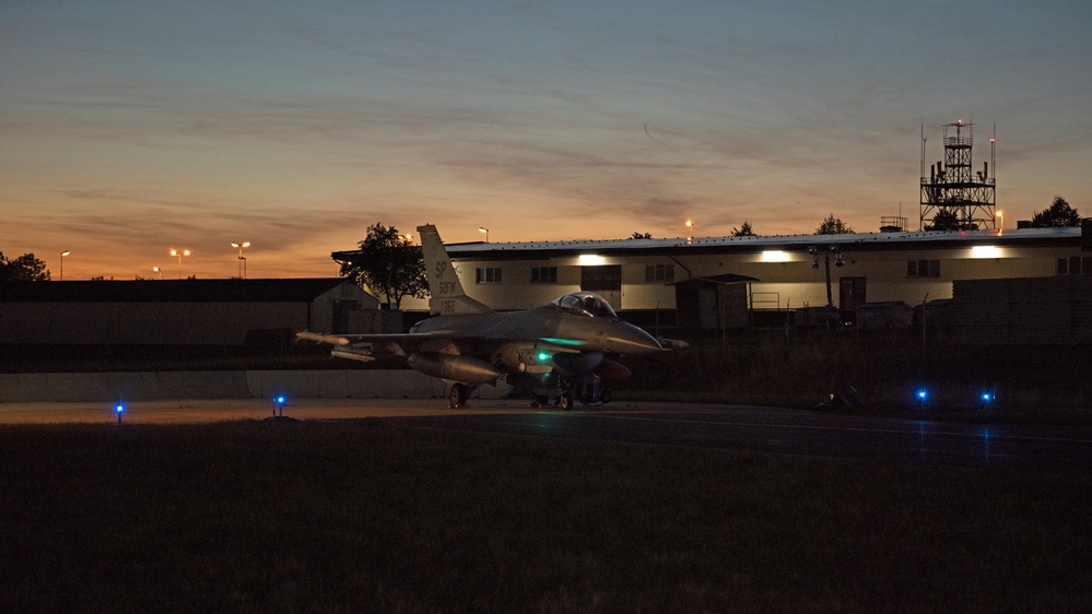 Night Operations at Spangdahlem Air Base