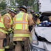 Fort Leavenworth Emergency Services practice multi-vehicle accident response