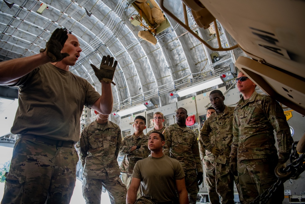 Airmen, Soldiers conduct tie-down training