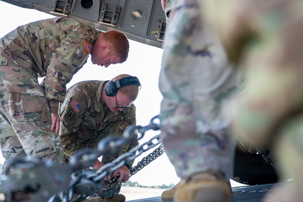 Airmen, Soldiers conduct tie-down training