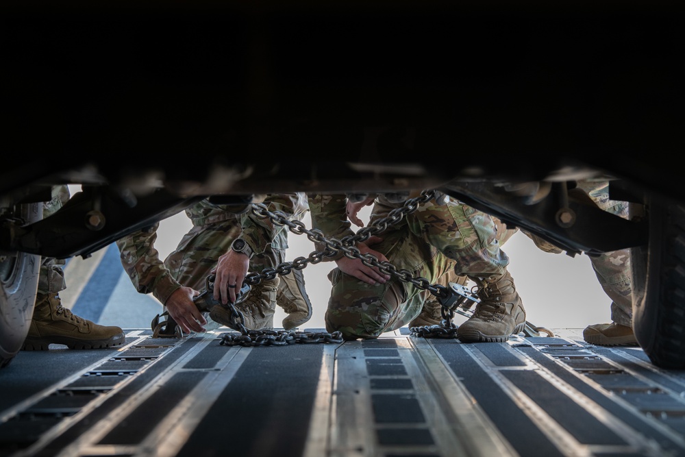 Airmen, Soldiers conduct tie-down training