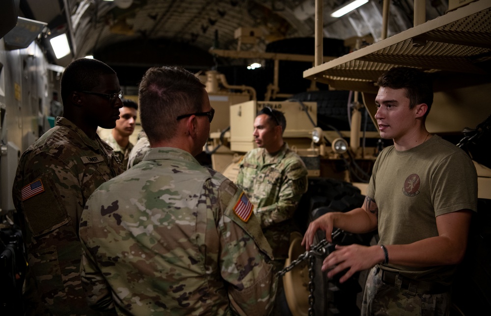 Airmen, Soldiers conduct tie-down training