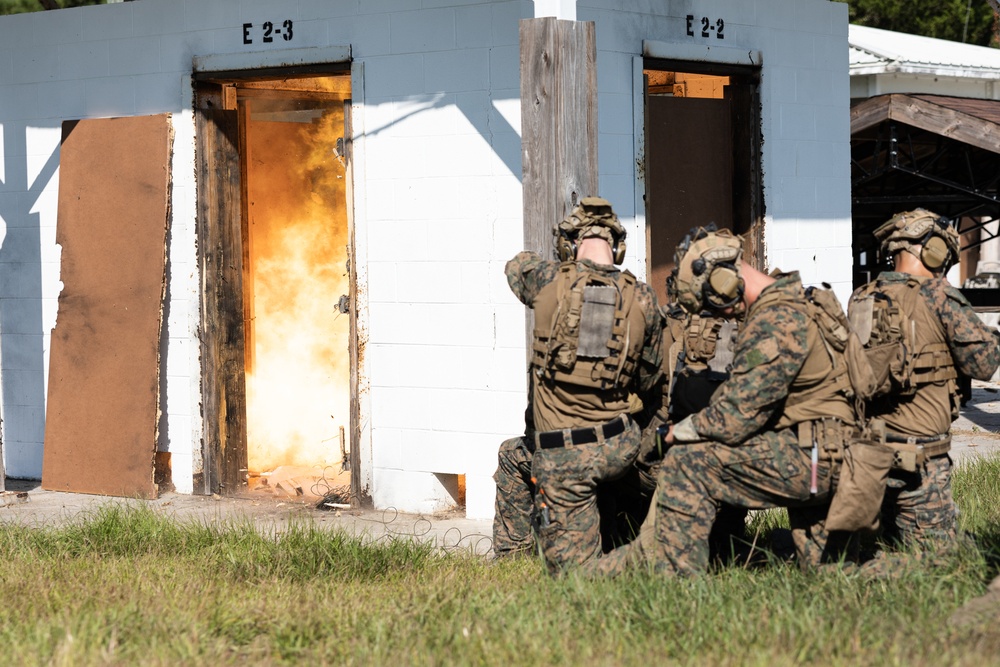 Maritime Special Purpose Force Marines Conduct Close Quarters Tactics Training