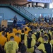 Retired CWO5 Philip Brashear speaks to Chief Petty Officer selectees at Hampton Roads Naval Museum